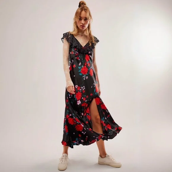 XS Warm Hearts Midi Dress from Free People, original price $198. Like new! - Picture 3 of 14